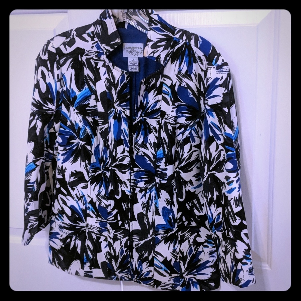 Blue Floral Jacket